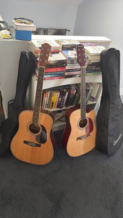 2 like new guitars  , Starcaster and Giannini