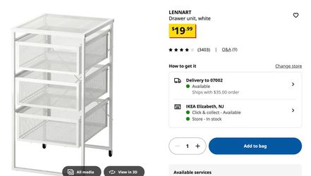 IKEA drawer