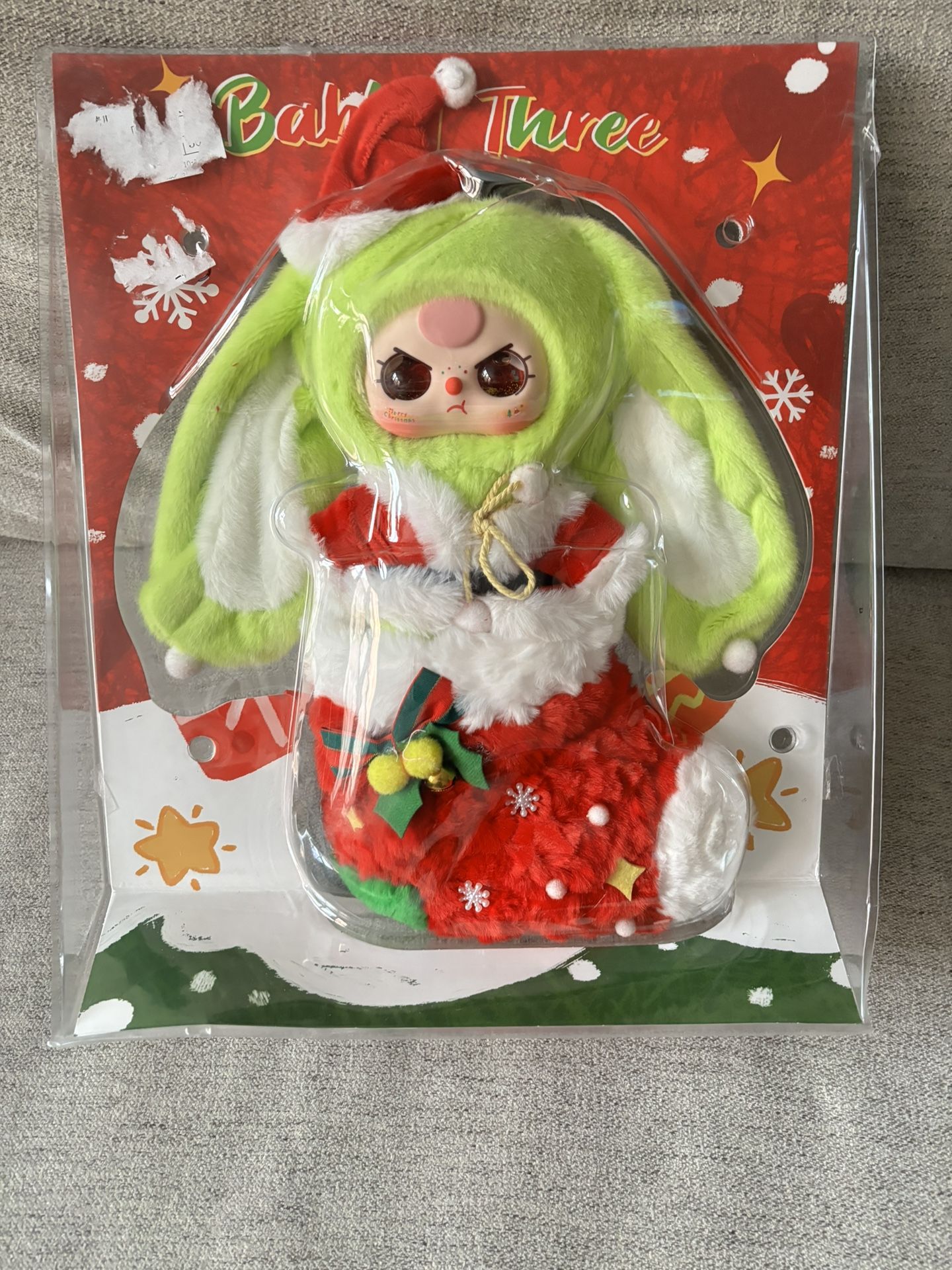 Large Baby Three Chirstmas Plushie