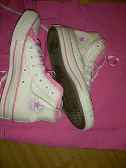 "CONVERSES" (New) Why & Pink Sz. ,7