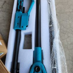 Electric Pole Chainsaw,Cordless Pole Saw&8'' Brushless Mini Chainsaw for Tree Trimming,Battery Powered Hand Saw for Branches with 2x4.0Ah Batteries, A