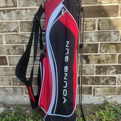 Young Gun Junior Gold Bag Red Black White Golf Equipment 