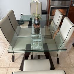 Glass Dinning Room Table