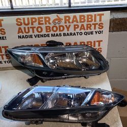 2012 Civic Headlight Pair Driver Passenger Original 😎2015