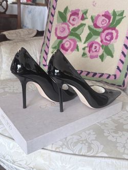 Jimmy Choo Black Patent Leather Pumps