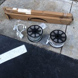 200’ Of Brand New Rope Lighting W/ 4’ Holders