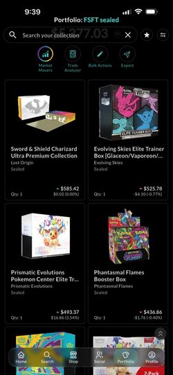 Sealed Pokemon Product FS/FT