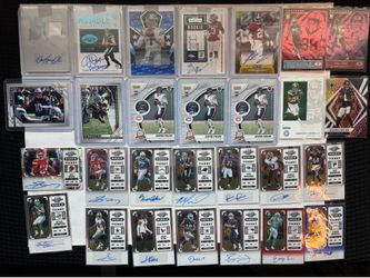 NFL Football Card Lot – Rookie Autos, Contenders Tickets, Justin Fields, Mac Jones & More