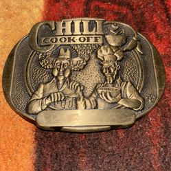 Solid Brass Belt Buckle For Chili Comp
