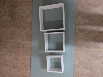 Wood Square Shelves