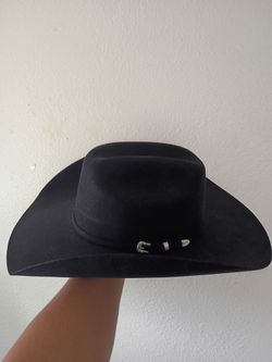 Stetson 5X Black Fur Cowboy Hat – Size 7 1/4
