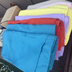 16 x 16 poly napkins multi color lot