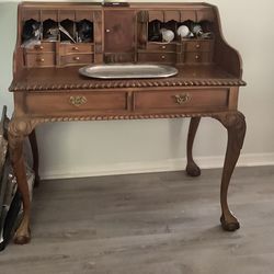 Old Wood Beautiful Collectible Desk