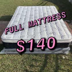 HOUSEHOLD   BRAND NEW PILLOW TOP MATTRESSES ✅ COLCHONES NUEVOS PILLOW TOP 💯‼️   QUEEN SIZE $150 ❌ $210 With Box Spring   FULL SIZE $140❌ $200 With Bo