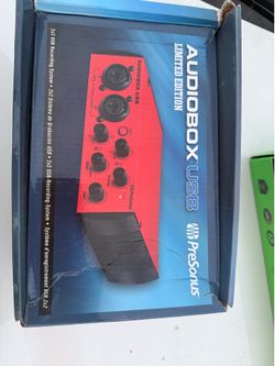 Presonus Audiobox USB Limited Edition red