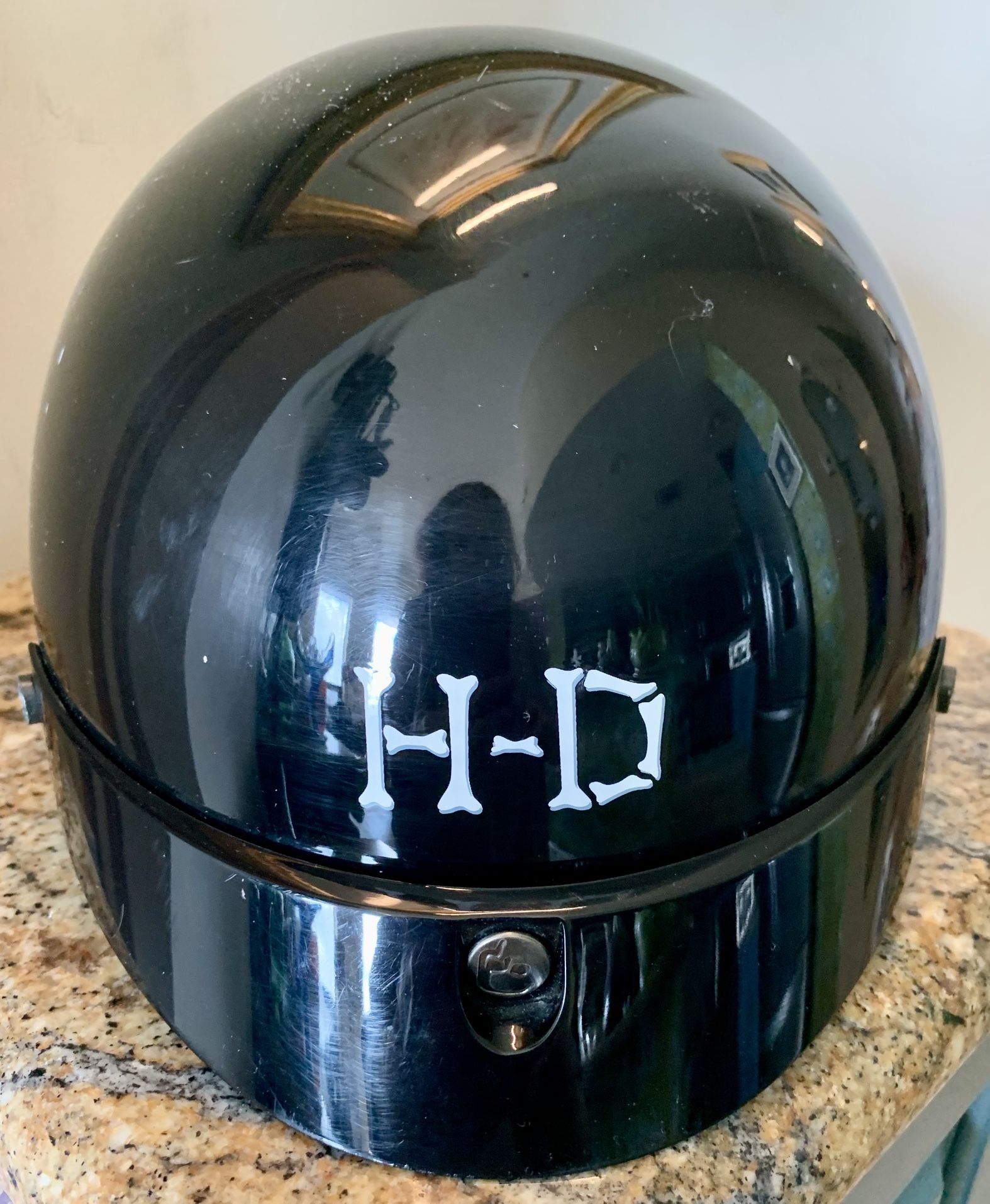 Harley Davidson Boneyard Half Helmut