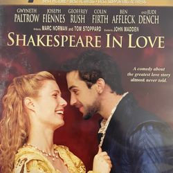 SHAKESPEARE In LOVE (Blu-Ray-1998) Gwyneth Paltrow + Geoffrey Rush + Ben Affleck