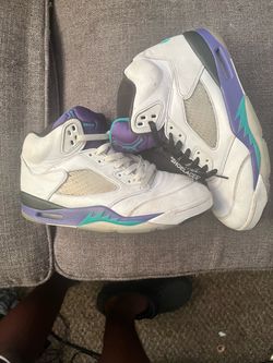 Air Jordan 5 Retro Grape Sneakers