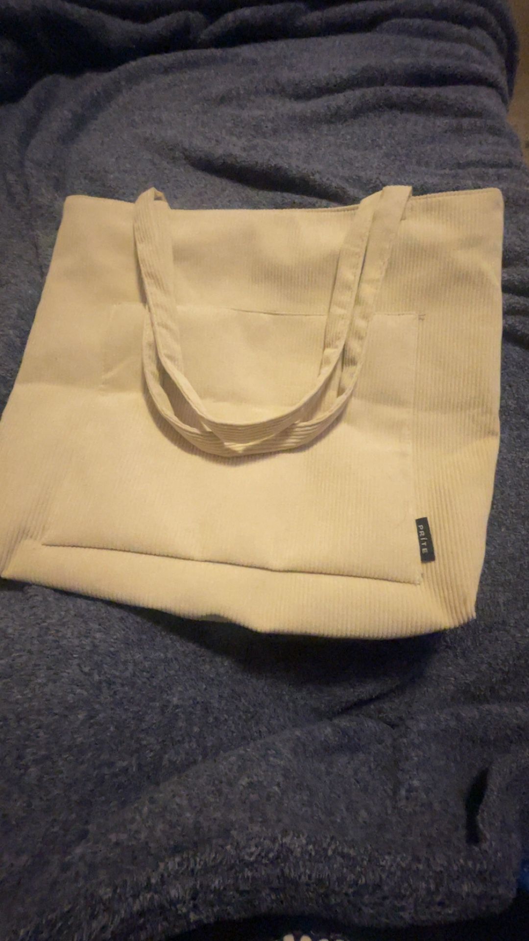 Prite White Tote Bag