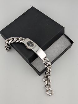 Vintage Silver Tone Swank 17 Jewel Mechanical Bracelet Watch