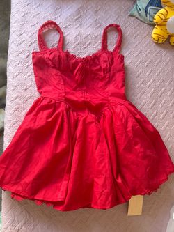 Red dress
