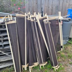Pool Safety Fence - Almond/Brown Approx 120 Feet