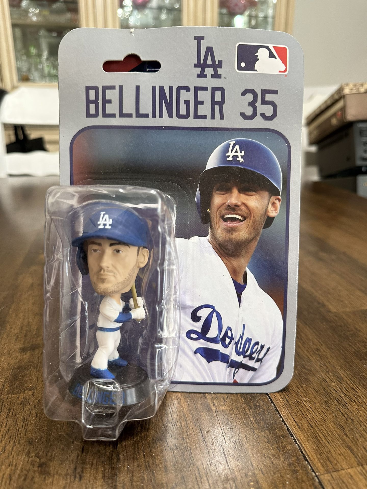 Cody Bellinger, Los Angeles Dodgers, mini bobble head action figure