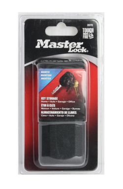 Master Lock (207D)LARGE MAGNETIC SPARE KEY HOLDER 4.7" X 2", 1 Masterlock holder/Pk