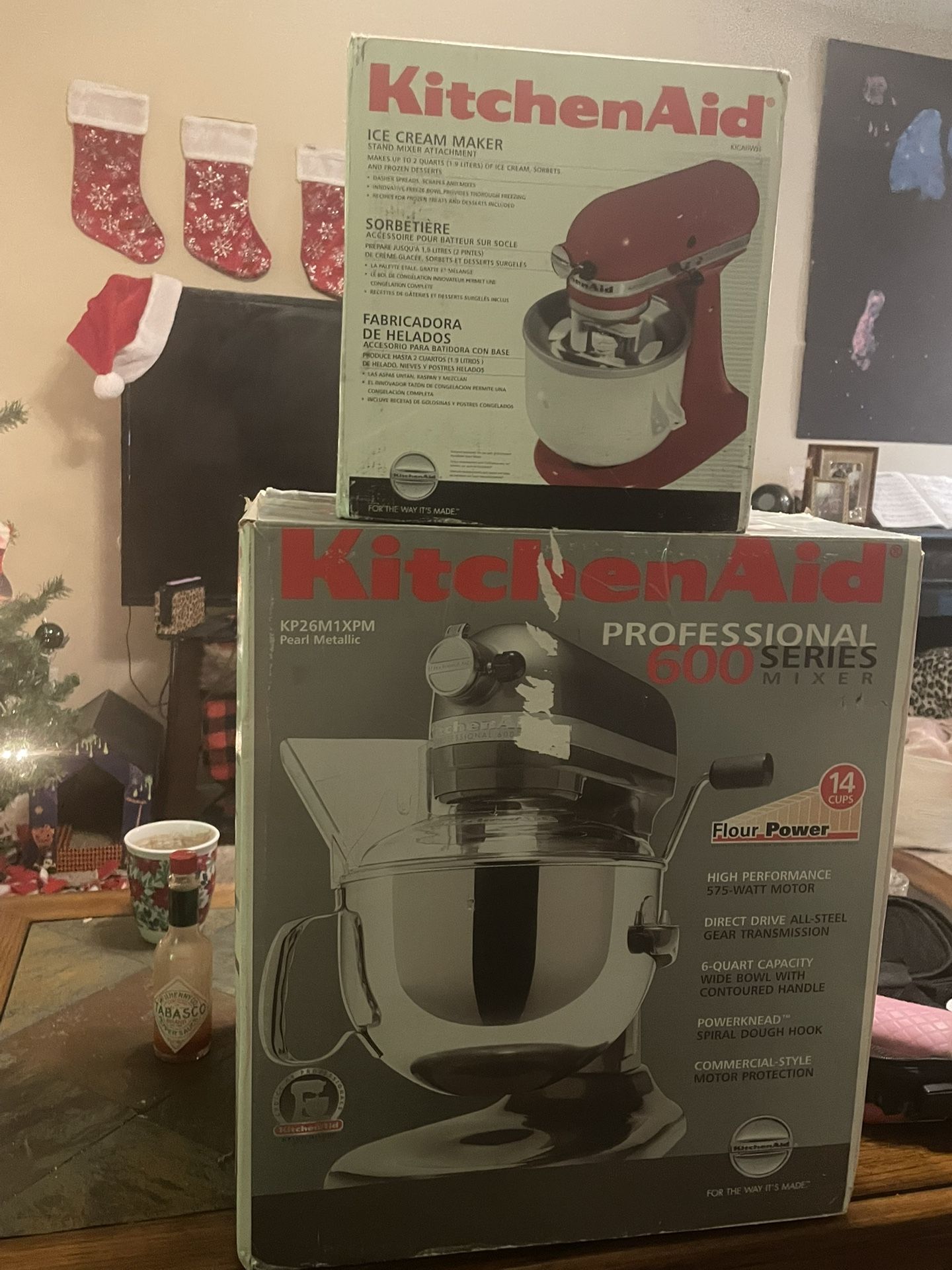 KitchenAid Pro Standing Mixer And Ice Cream Maker 