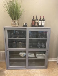 Cabinet with glass doors