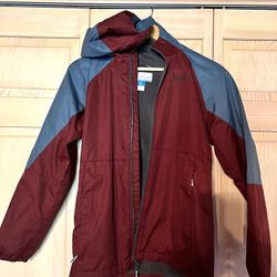 Boys Columbia rain jacket, size large.