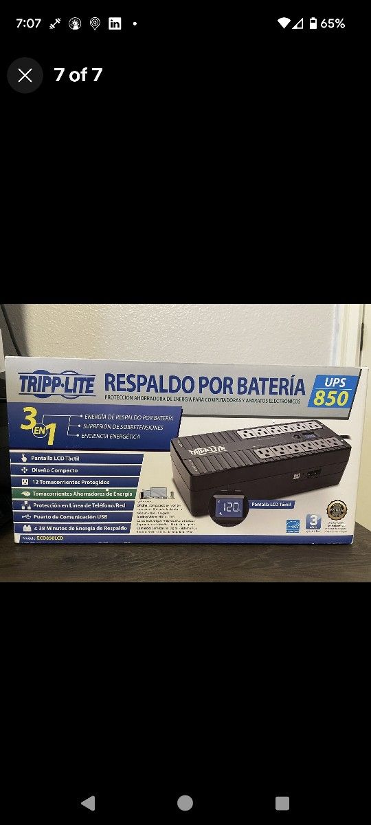 Tripp-Lite ups 850