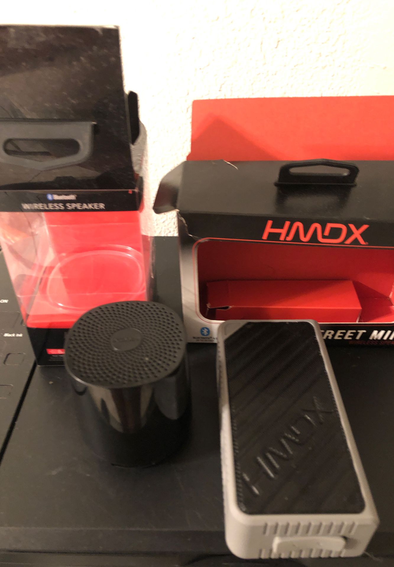 Hmdx wireless speakers 15 each or take both for 27.00