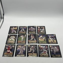 1992 Fleer Ultra All Star Lot Of 14 Cards McGwire Bonds Sanders Larkin