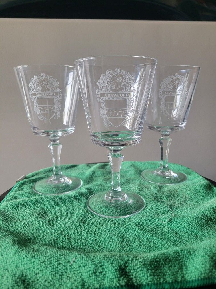 Vintage Crystal Goblets