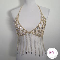 Gold Body Chain Accesory