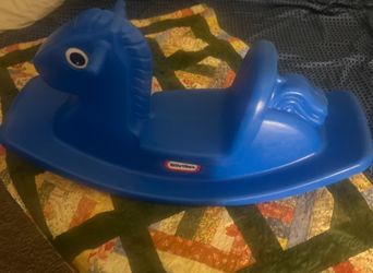 Little Tikes Blue Rocking Horse