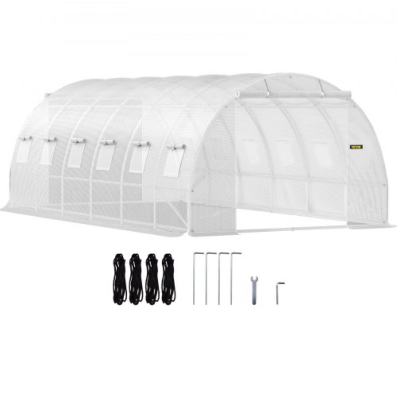 Walk-in Tunnel Greenhouse, 20 × 10 x 7 ft