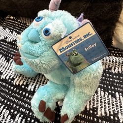Disney Monsters inc Sulley Retro small Plush Figurine