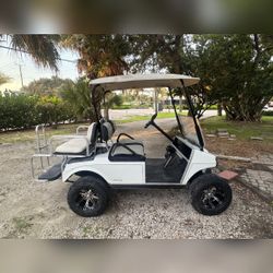 Club Car DS, White Lead-Acid - Good - 2000 – OCEAN BRZ PK, FL