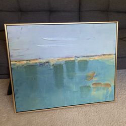 Like New Framed Canvas Painting! Moving Sale!