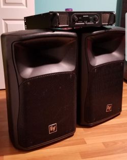 2 Electro-Voice EV Speakers