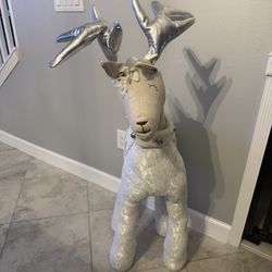 Standing Plush Christmas Reindeer 3ft