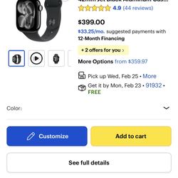 Apple Watch Series 11 42mm Jet Black Brand New Sealed