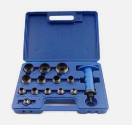 14Pcs Hollow Punch Set Belt Round Hole Punching Tool Replaceable High-Carbon