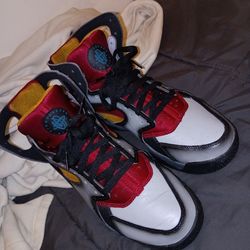 Nike air flight Huarache airbrush Bordeaux