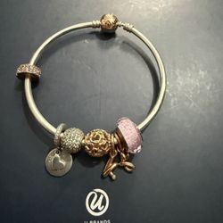 Pandora Bracelet With Charms 