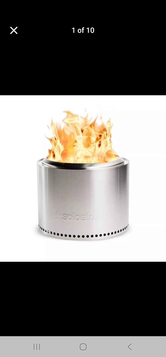 New! Solo Stove Bonfire 2.0 Outdoor Fire Pit Stainless Steel Smokeless and Portable