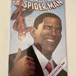 Rare Obama Variant Amazing Spider-Man 583