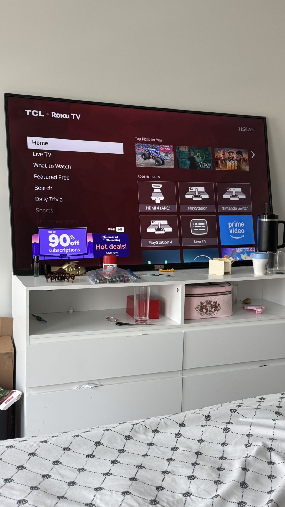 55 inch TCL ROKU TV